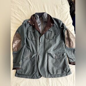 Barbour Ogston Wax Jacket tartan jacket size medium